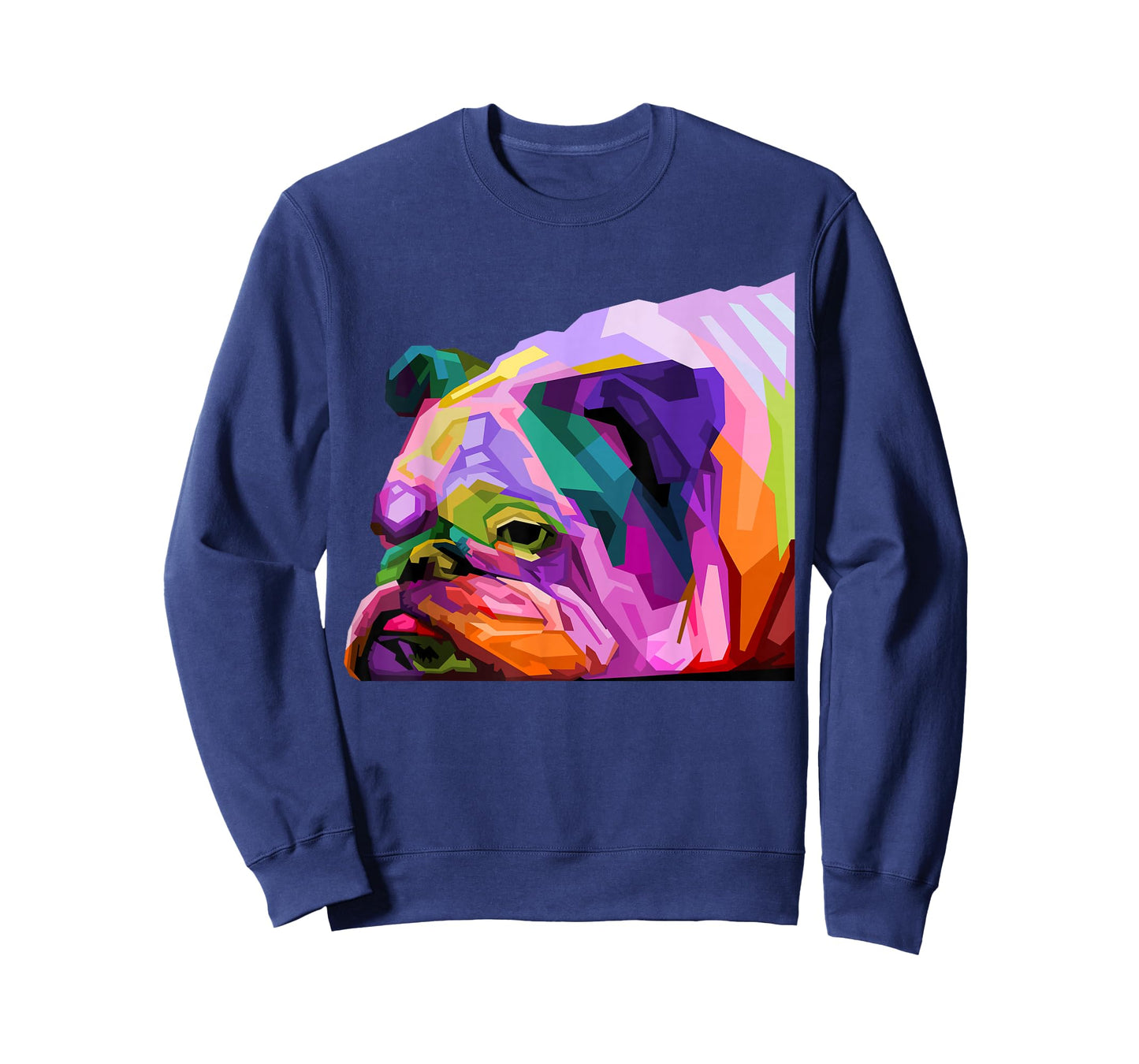 English British Bulldog Pop Art Portrait for Dog Owners T-Shirt