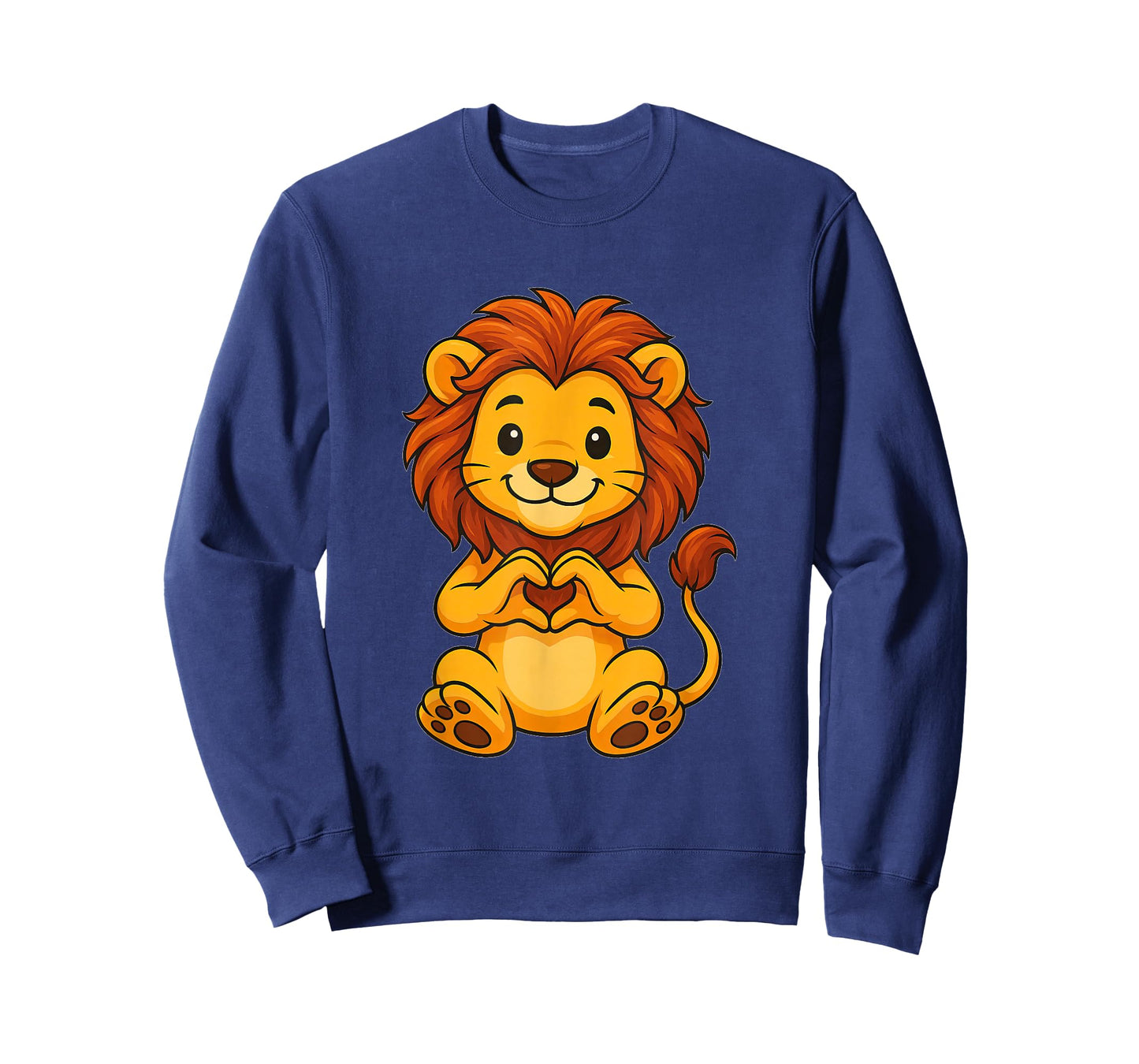 Lion with heart | Sweet lion motif with heart symbol T-Shirt