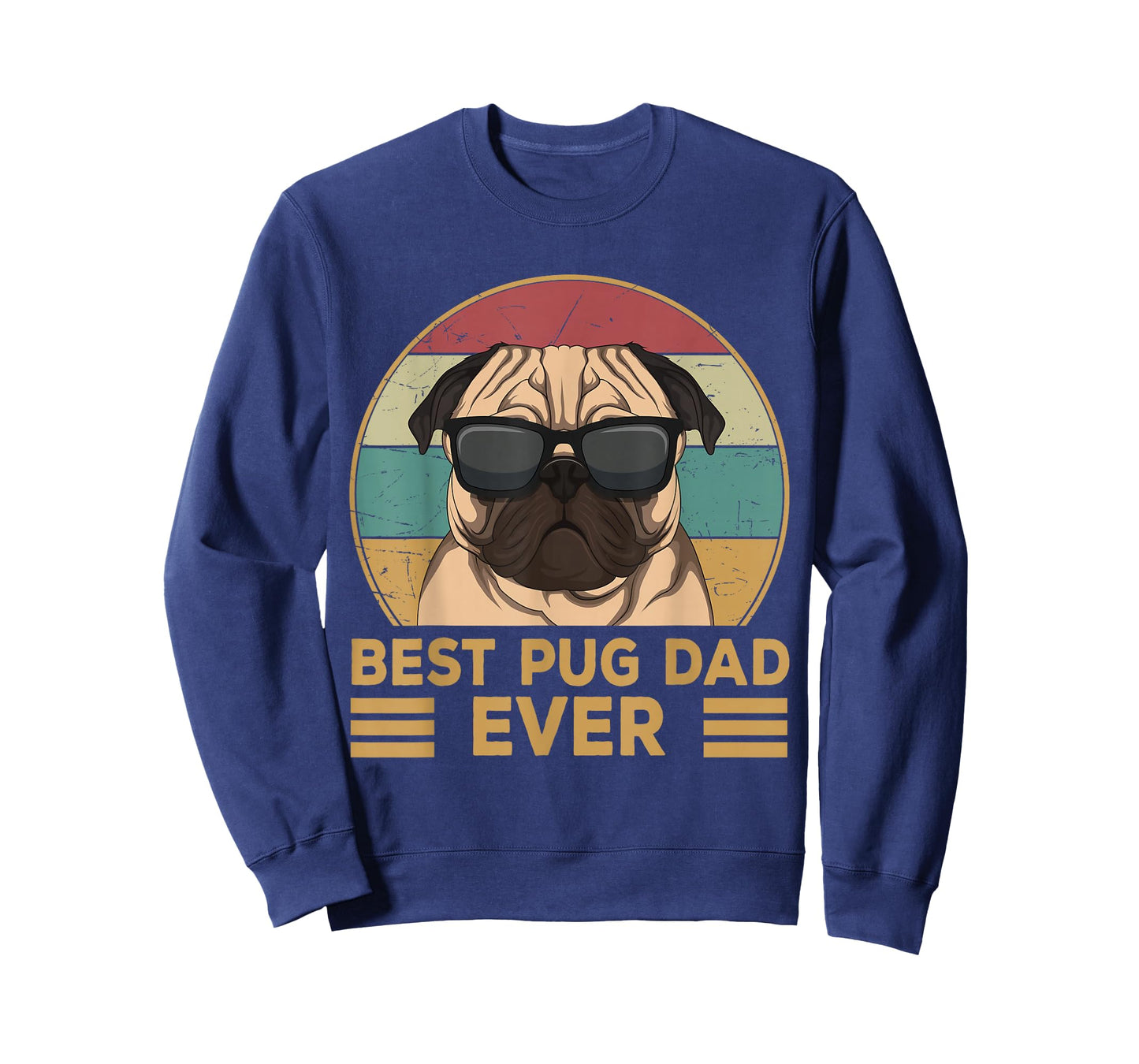 Best Pug Dad Ever Funny Pug Dog Gift for Men and Boys T-Shirt