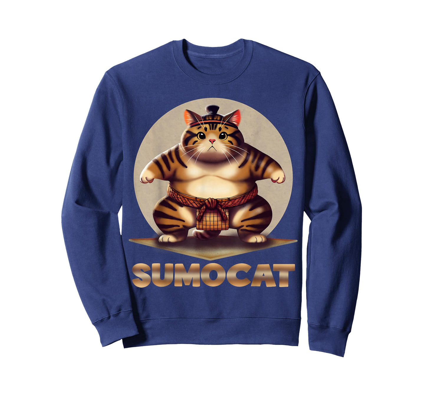 Funny Sumo Cat: Japanese Art T-Shirt