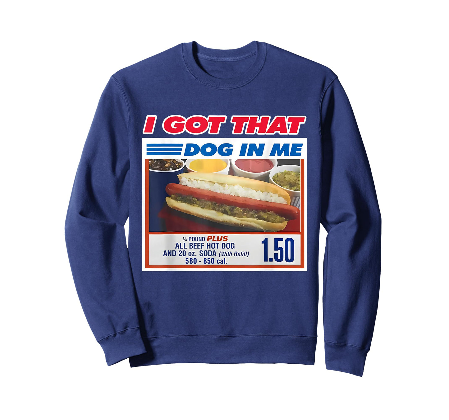 Retro Vintage I Got That Dog in Me Funny Hotdog Men Women T-Shirt