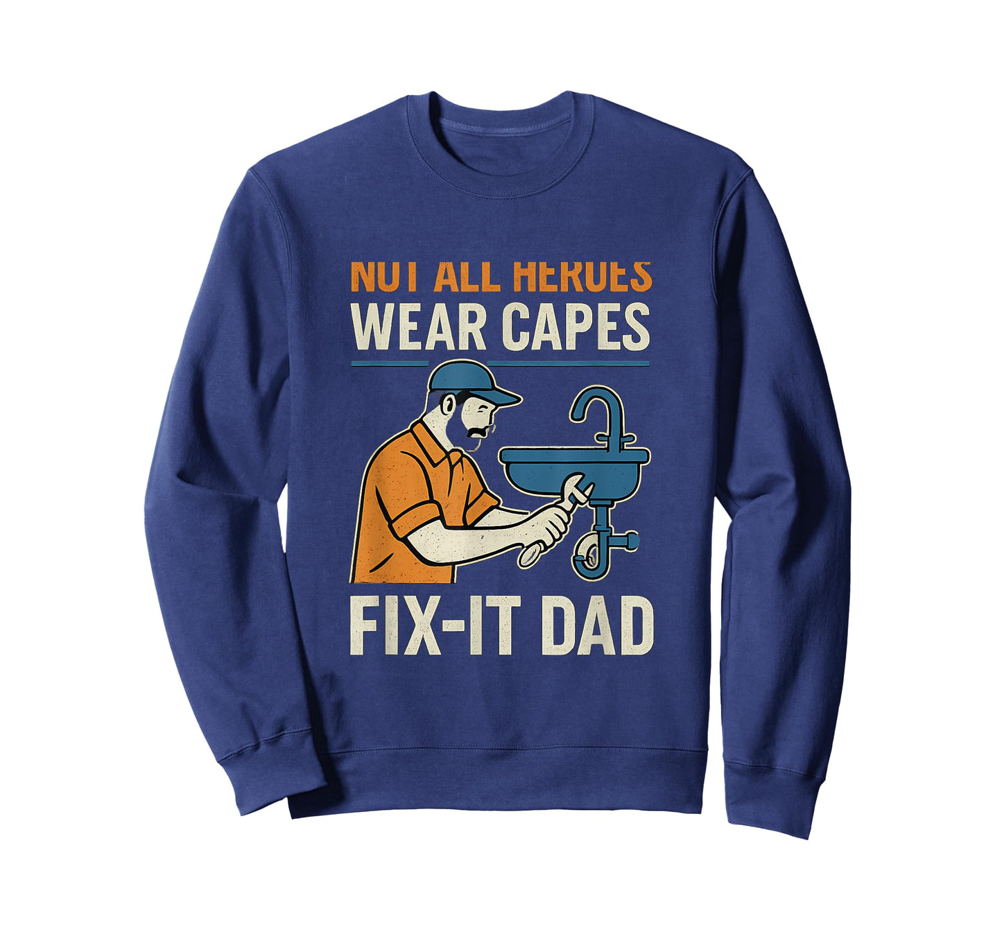 Fix It Dad Handyman Design Not All Heroes Wear Capes T-Shirt