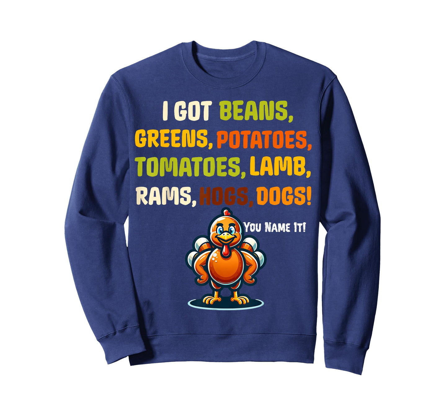 Funny Grandma Thanksgiving Rap I got Greens Beans Potatoes T-Shirt
