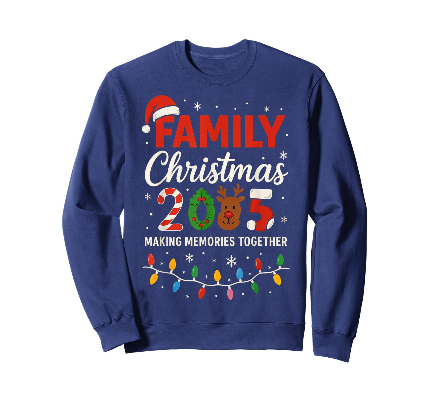 Family Christmas 2025 Matching Group Outfit Xmas Squad Santa T-Shirt