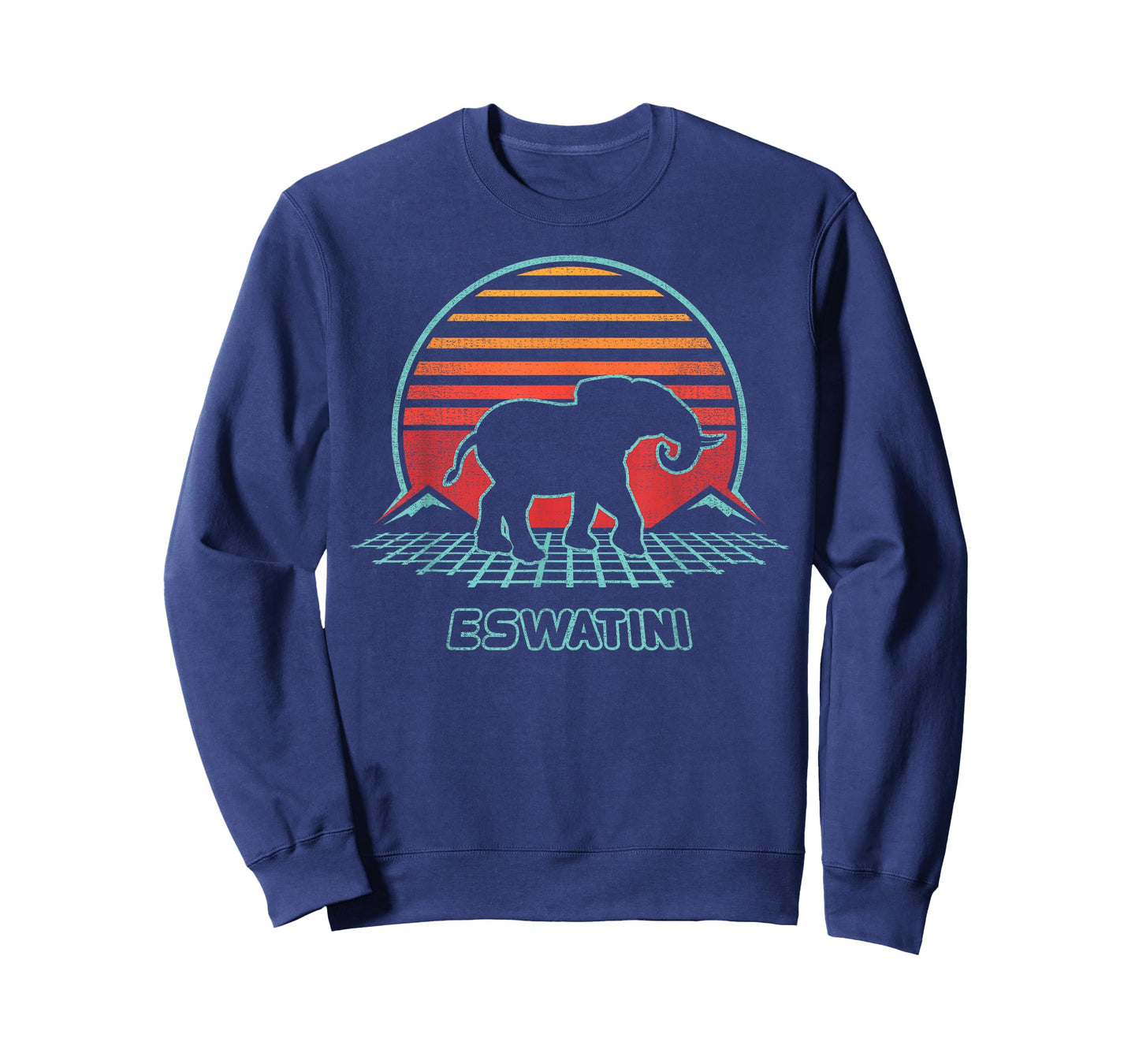 Eswatini Retro Vintage 80s Style T-Shirt