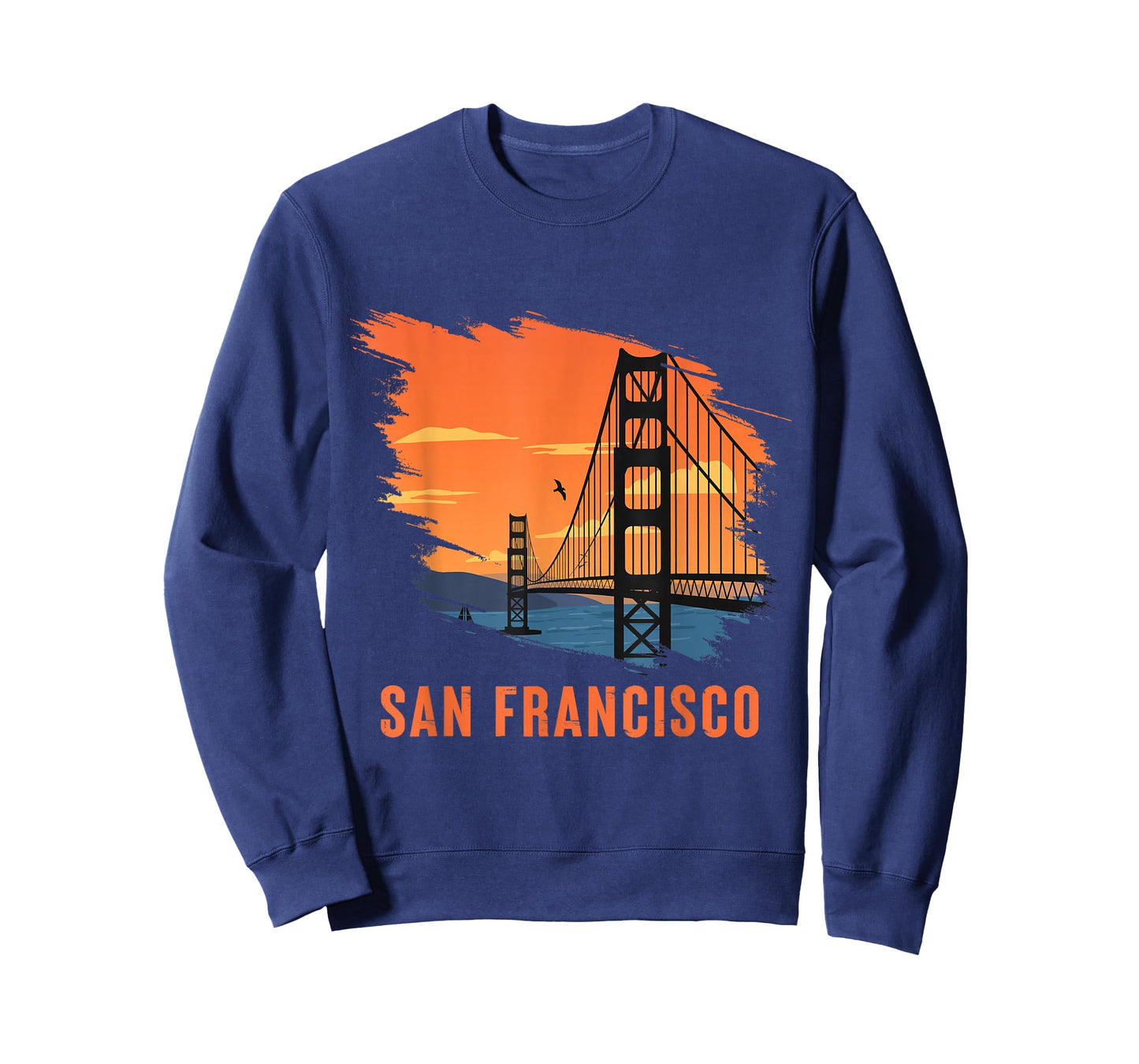 San Francisco Retro Golden Gate Bridge from California T-Shirt
