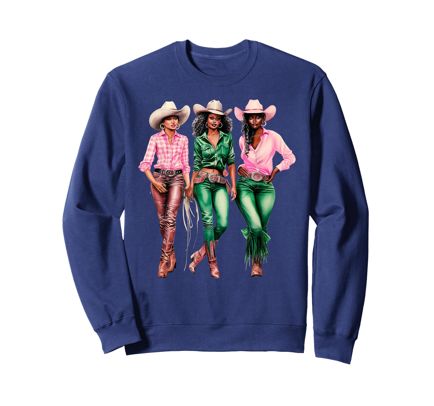 Black Cowgirl Western Rodeo Melanin Black History Texas T-Shirt