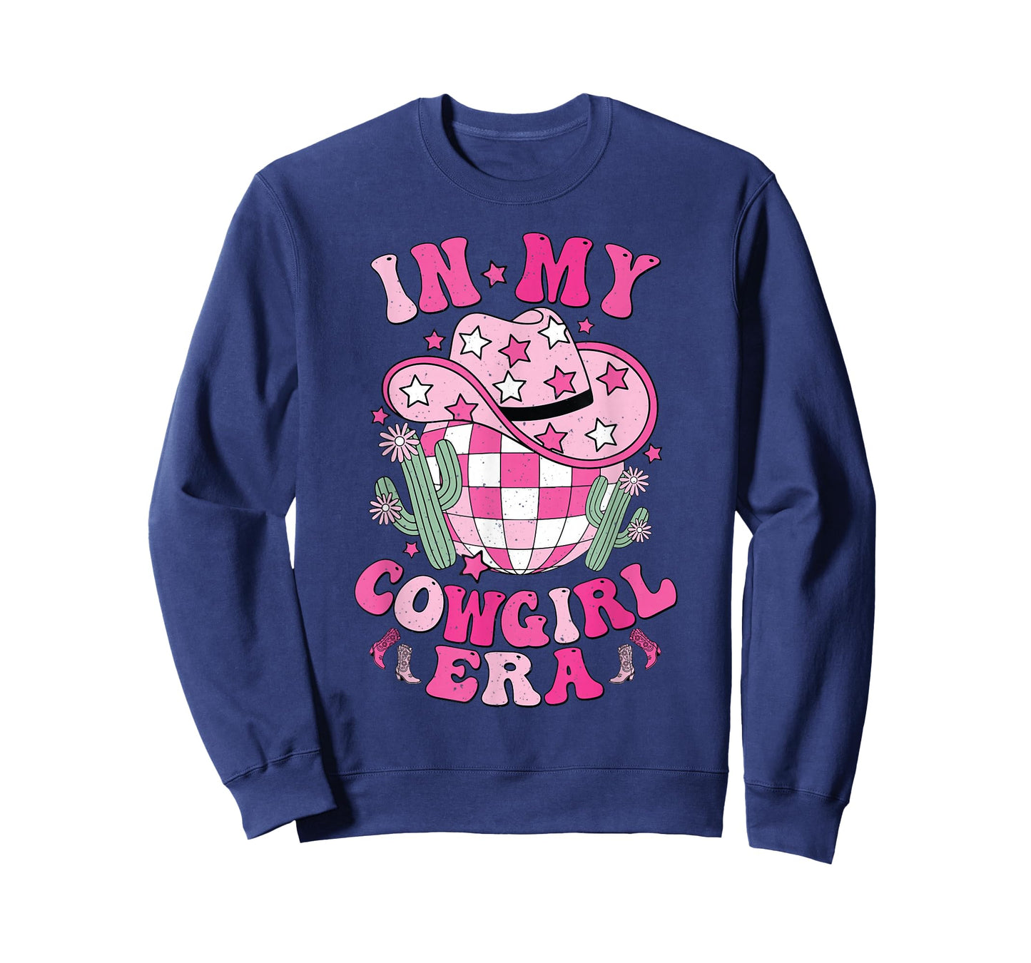 In My Cowgirl Era Groovy Cute Western Rodeo Cowgirls T-Shirt