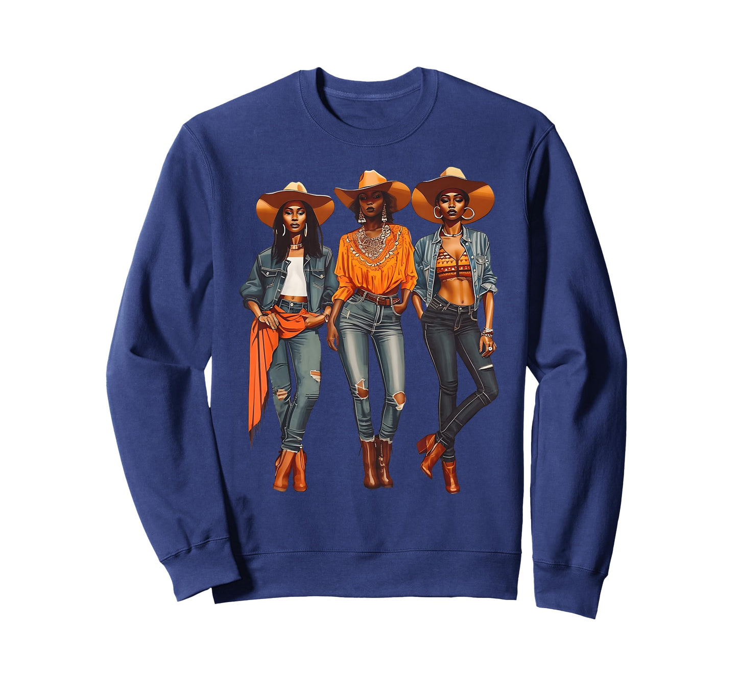 Black Cowgirl Western Rodeo Melanin Black History Texas T-Shirt