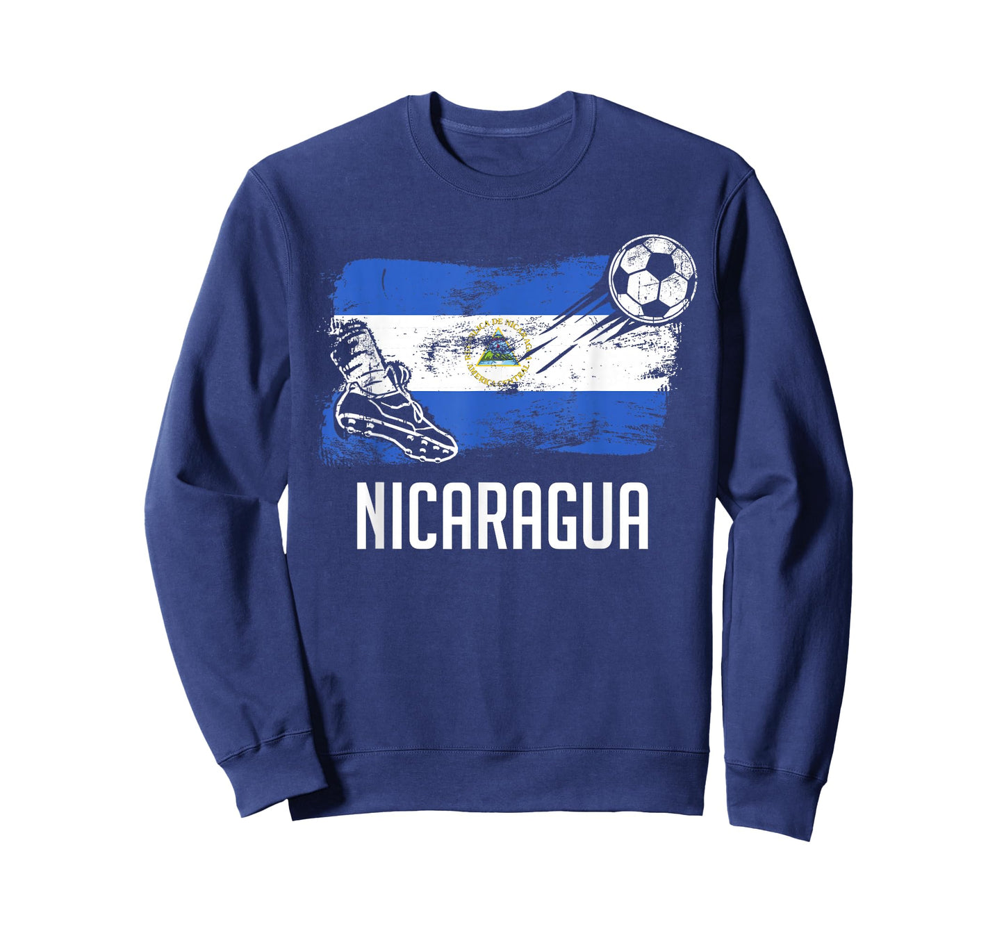 Nicaragua Flag Jersey Nicaraguan Soccer Team Nicaraguan T-Shirt