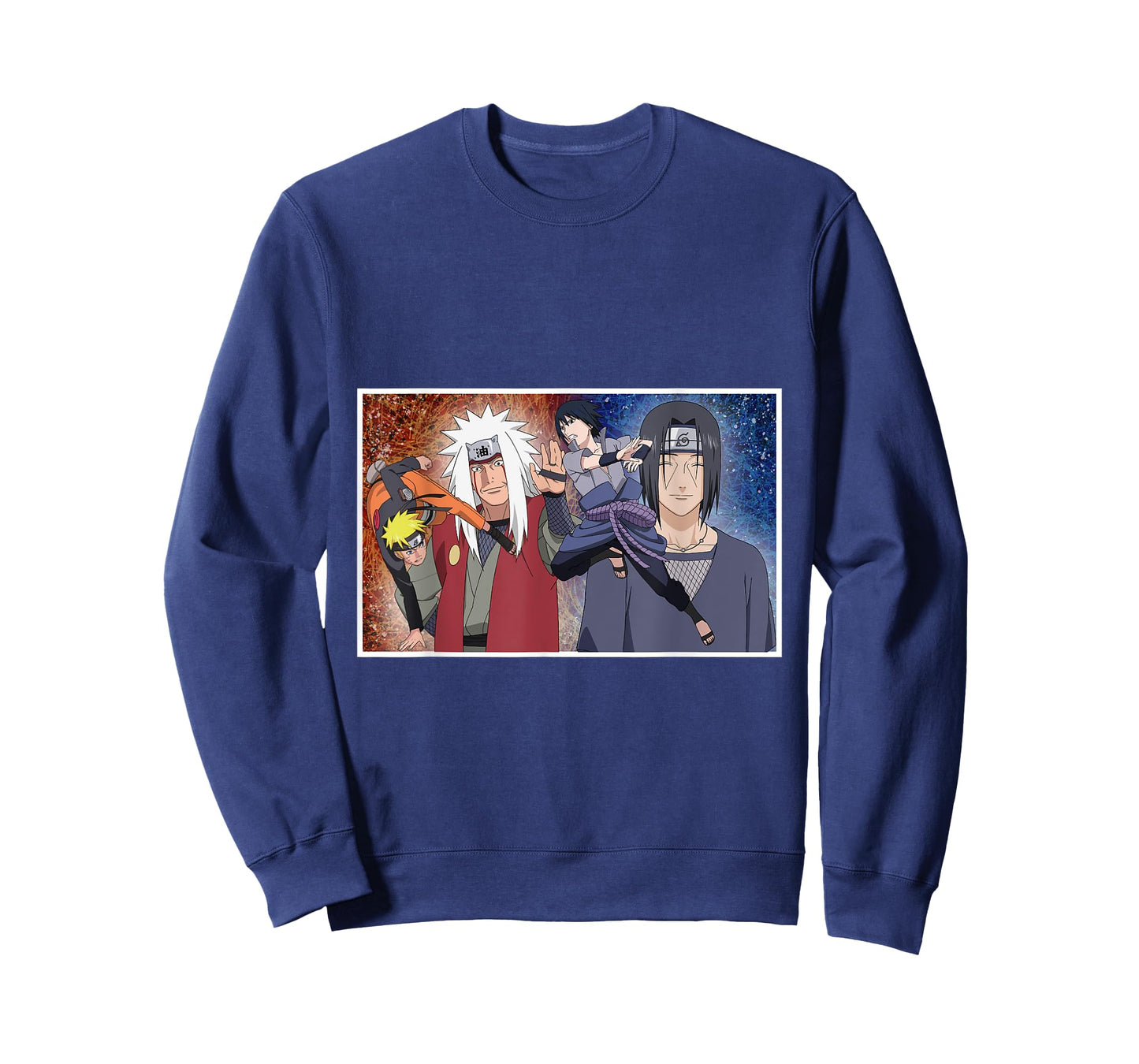 Naruto Shippuden Uzumaki & Sasuke Fighting Jiraiya Itachi T-Shirt