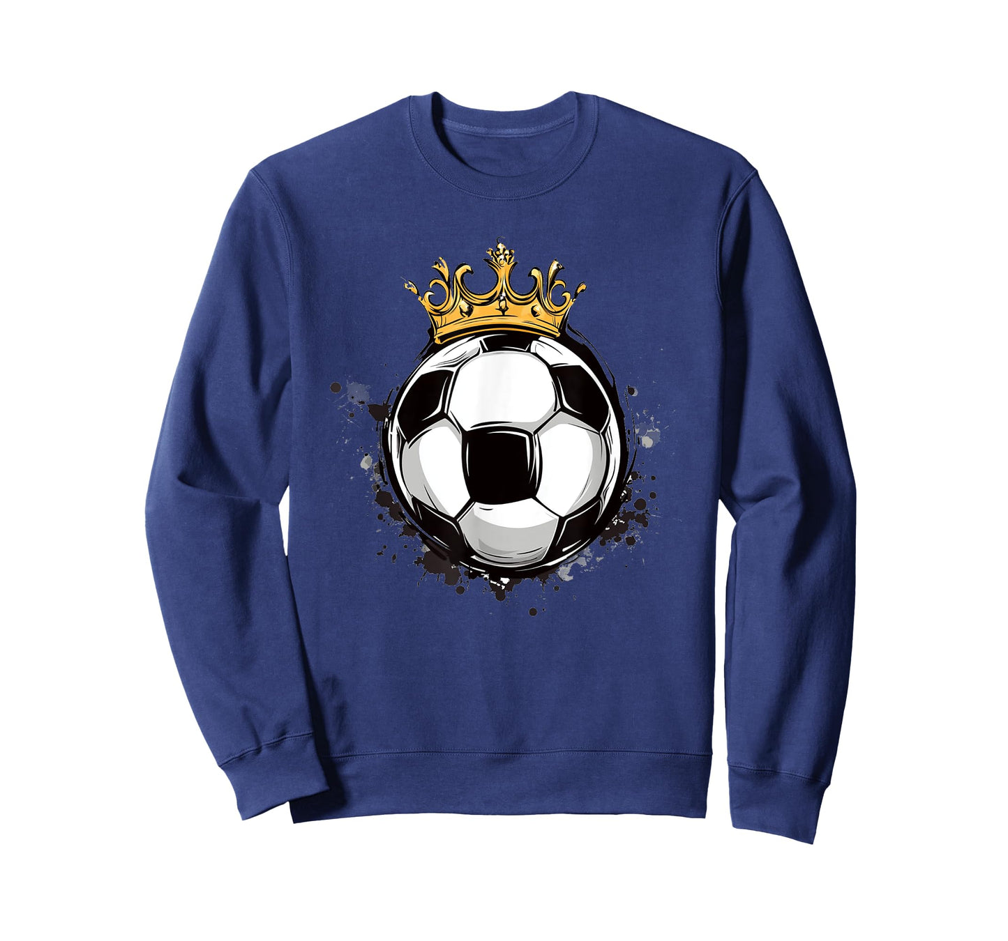 Soccer Royalty with a Crowned Ball for Boys and Girls T-Shirt