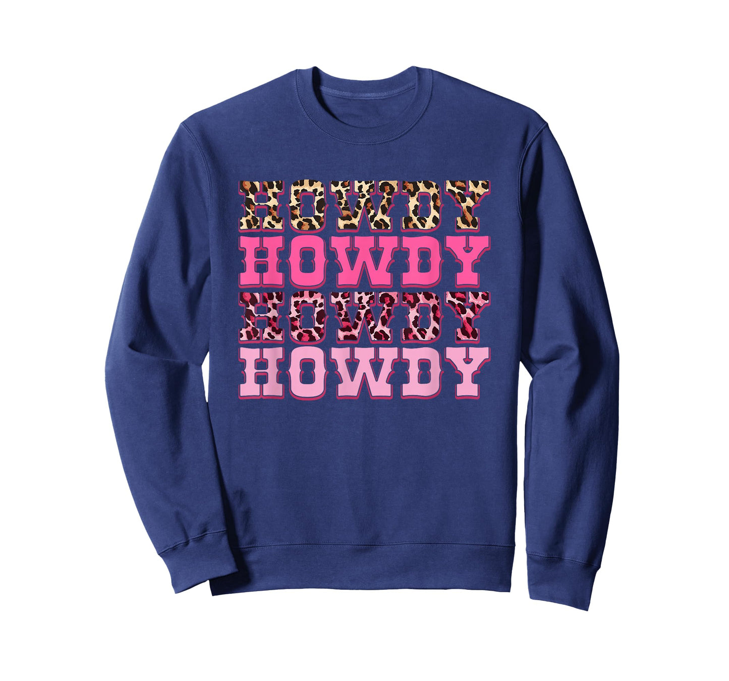 Howdy Pink Cheetah Pattern Western Vibes T-Shirt