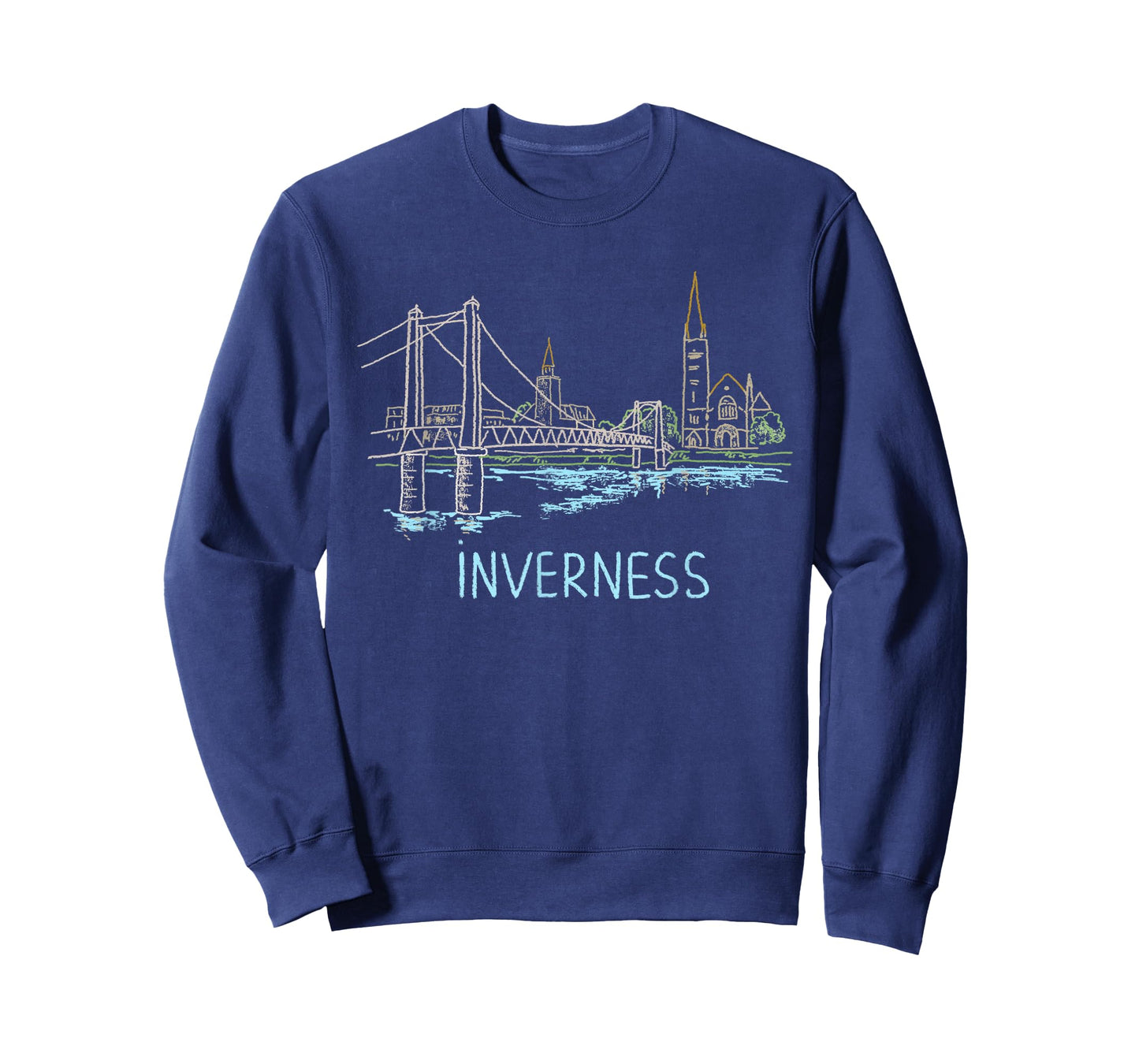 Inverness City Scotland UK souvenir gift for men women T-Shirt