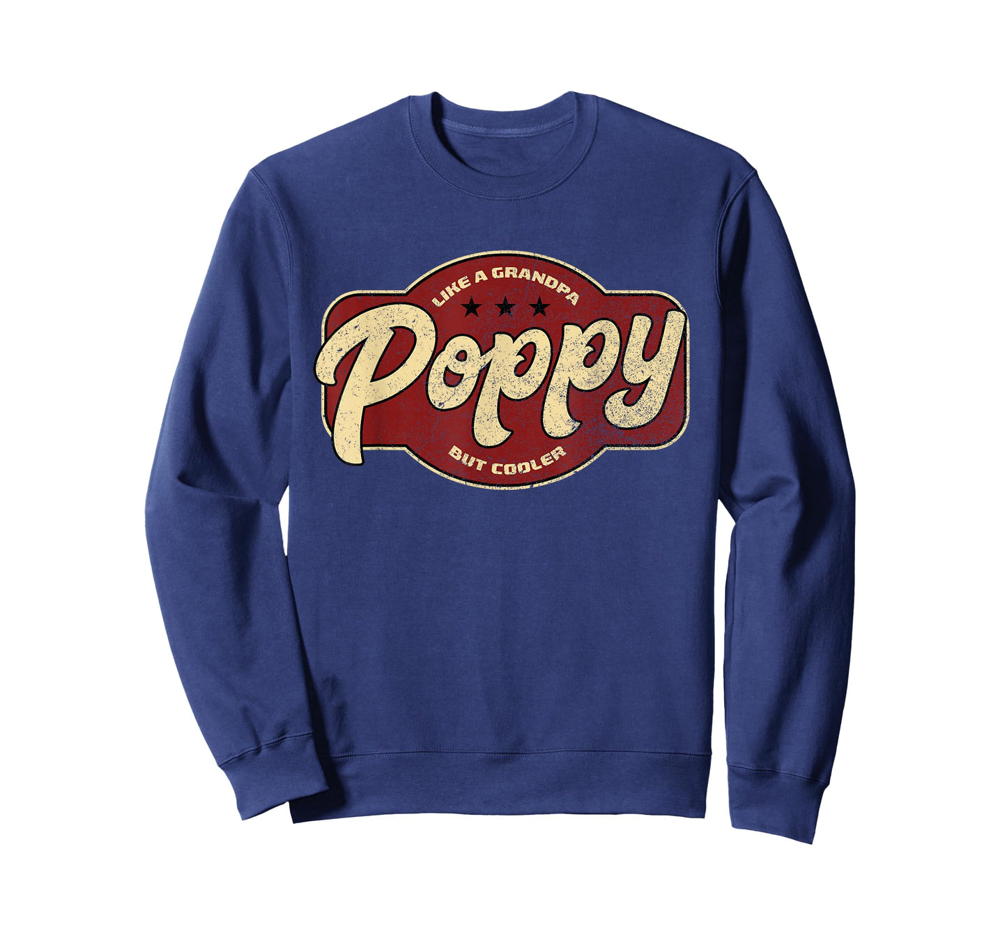 Vintage Poppy Like a Grandpa but Cooler - Poppy Grandpa T-Shirt