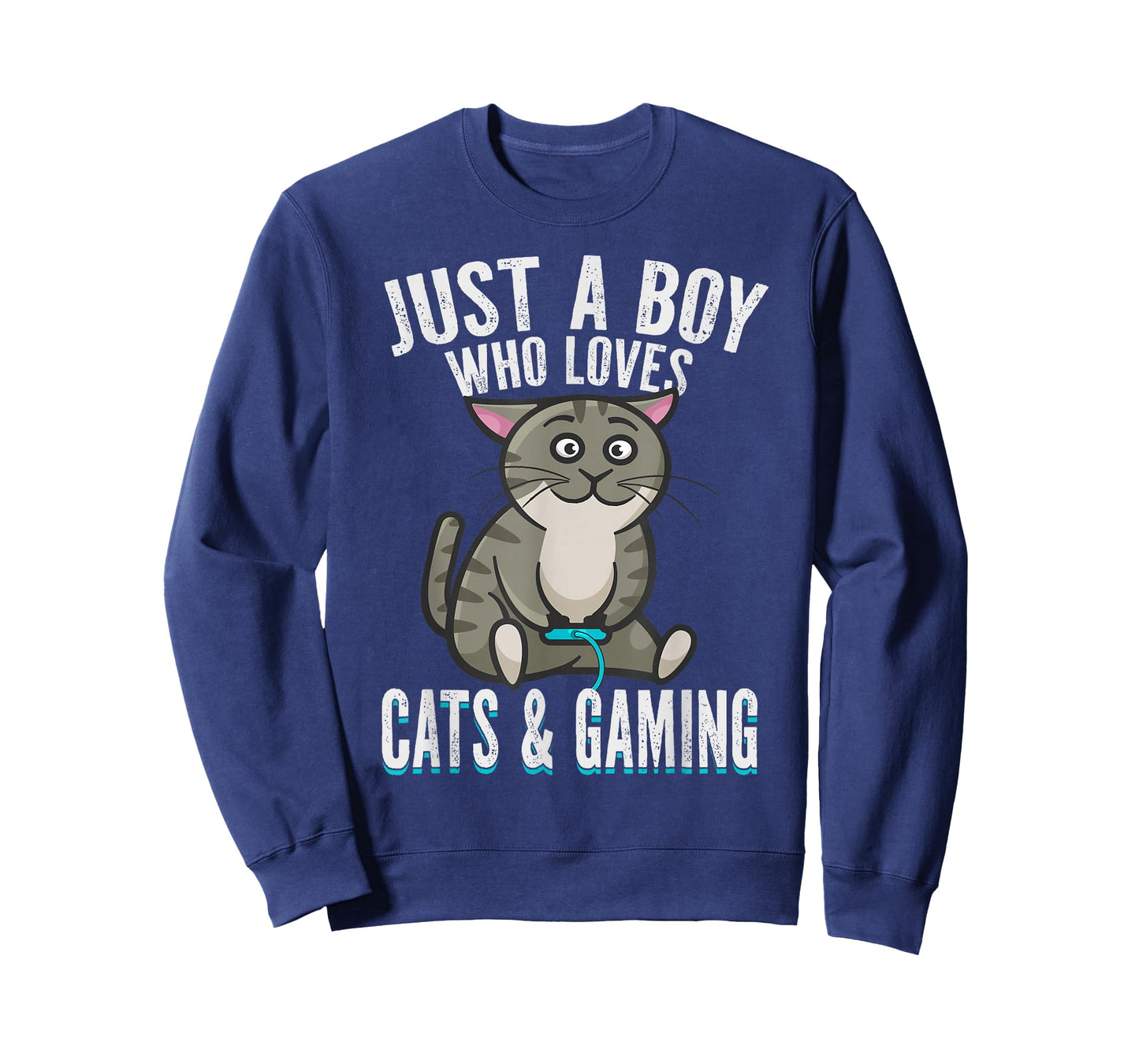 Cat Gaming Toddler Boys Just a Boy Who Loves Cats and Gaming T-Shirt