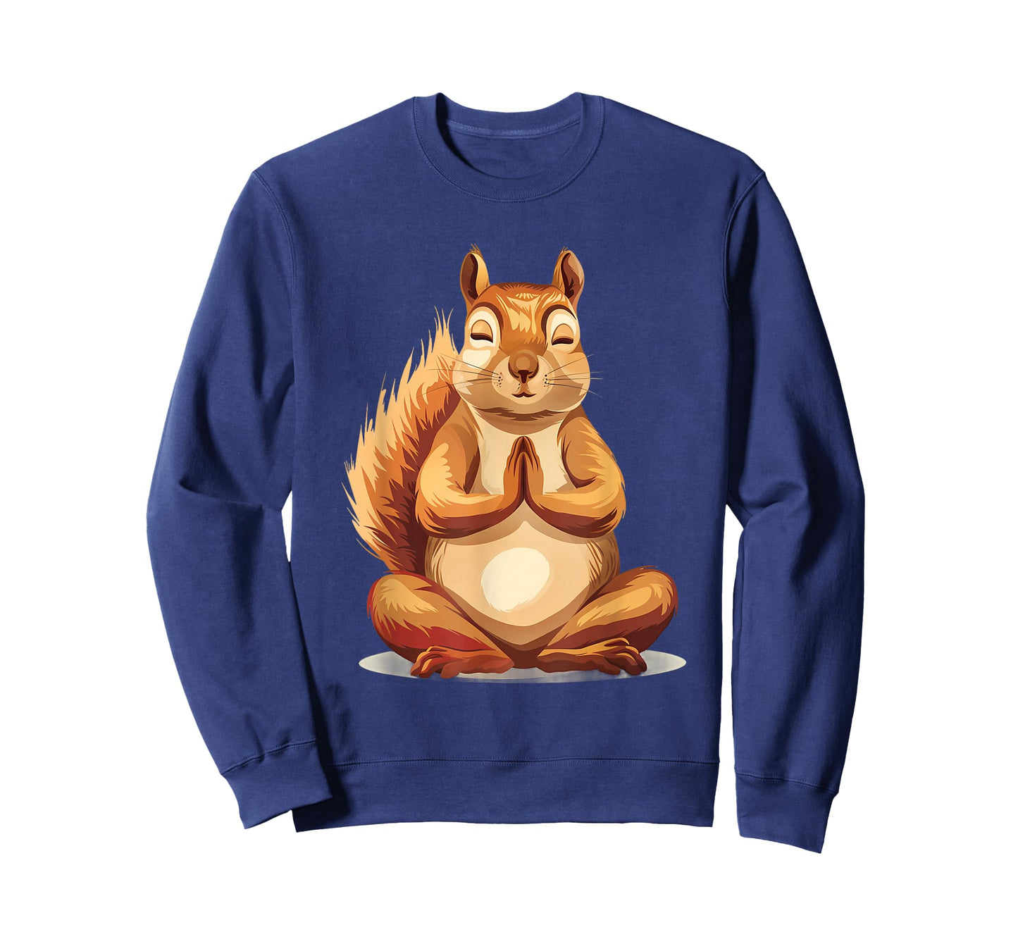 Meditation Squirrel Spirituality Yoga Buddhist Animal Art T-Shirt