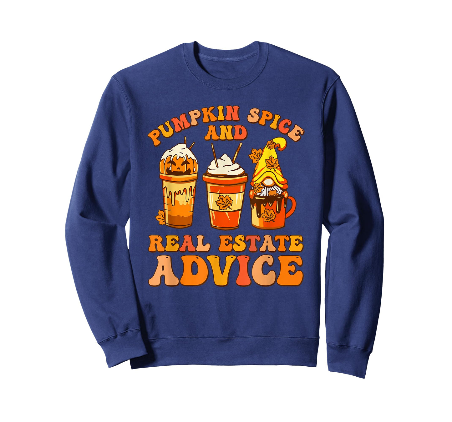 Pumpkin Spice and Real Estate Advice Fall T-Shirt