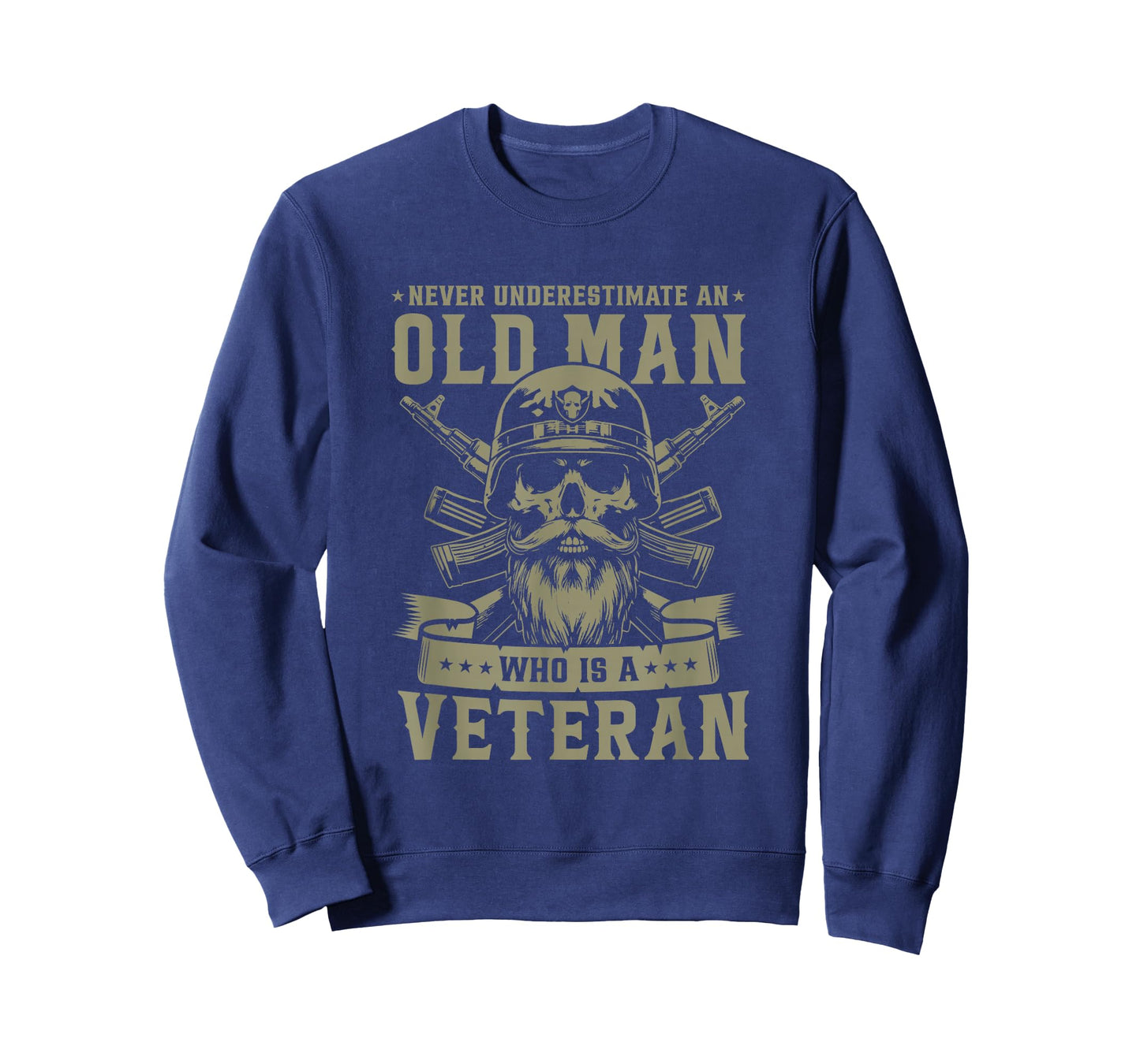 Never Underestimate an Old Man Who is A Veteran Soldier T-Shirt