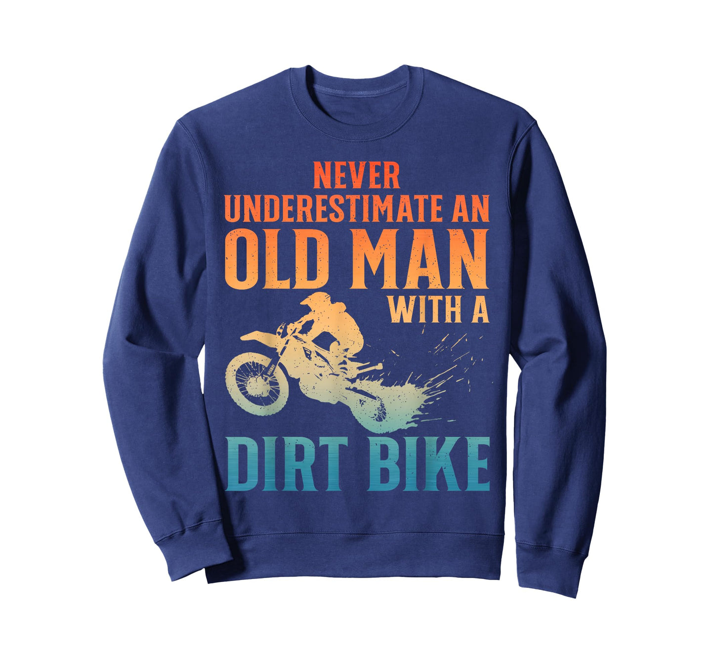 Dirt Bike Art for Men Grandpa Dad Dirtbike Dirt Bike Lover T-Shirt