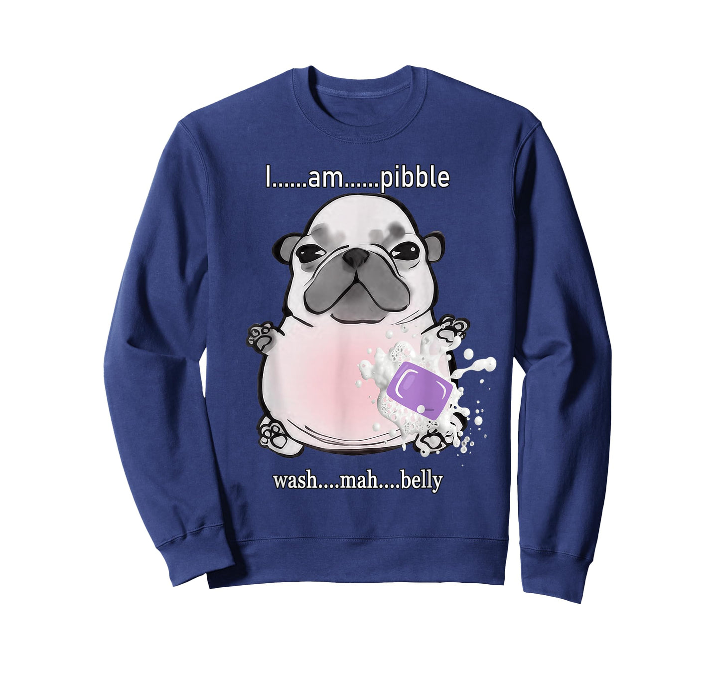 I Am Pibble Wash My Belly Pibble Meme Funny Dog Brainrot T-Shirt
