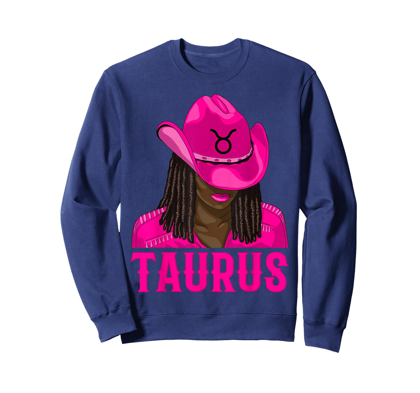 Taurus Western Cowgirl African American Black Women T-Shirt