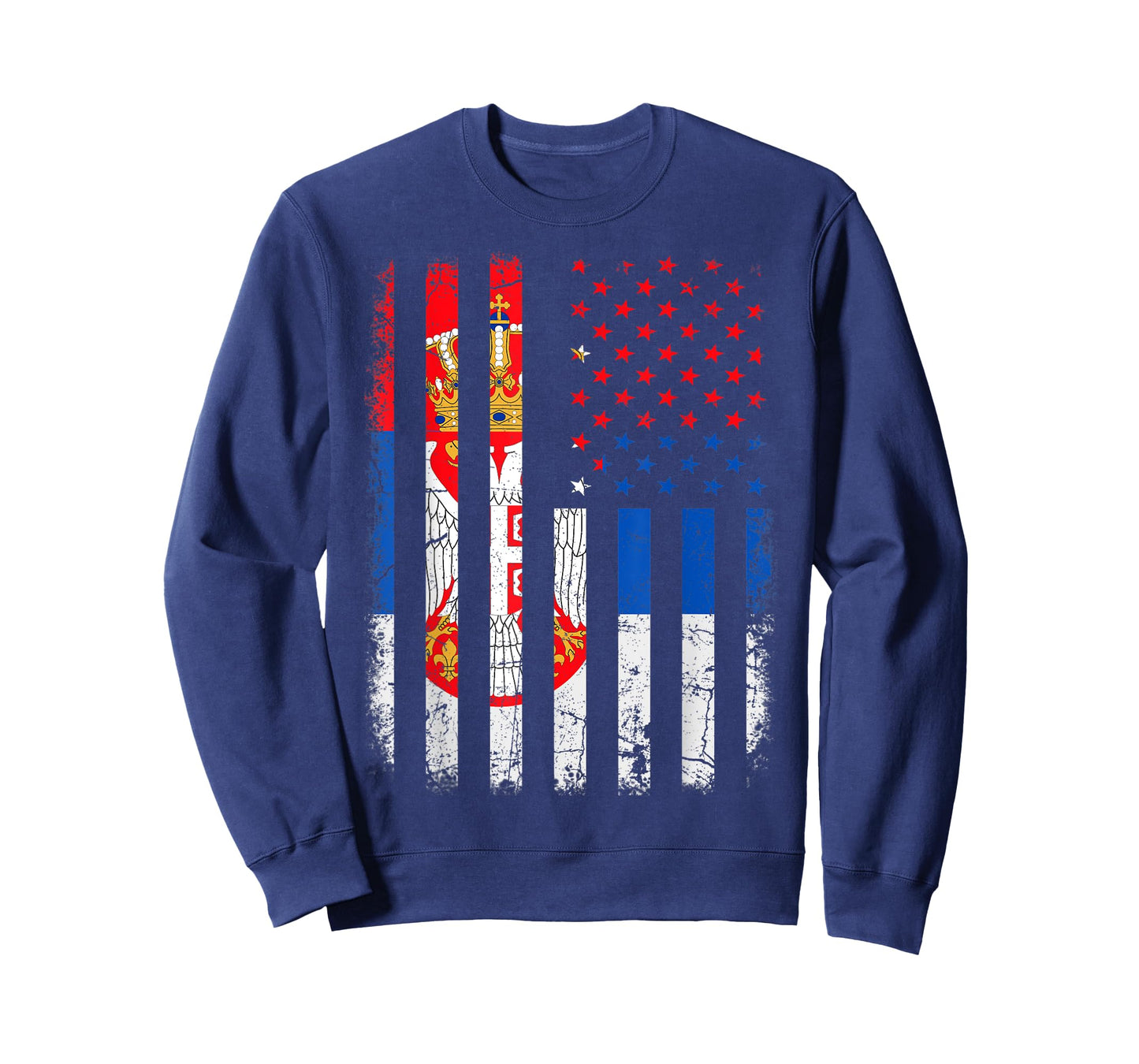 Serbian American Flag Serbia America Pride Heritage T-Shirt