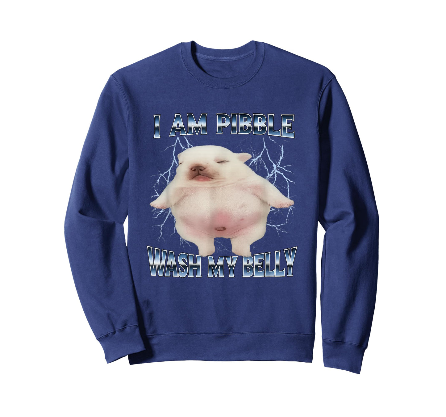 I Am Pibble Wash My Belly Funny Dog Clean My Belly Meme T-Shirt