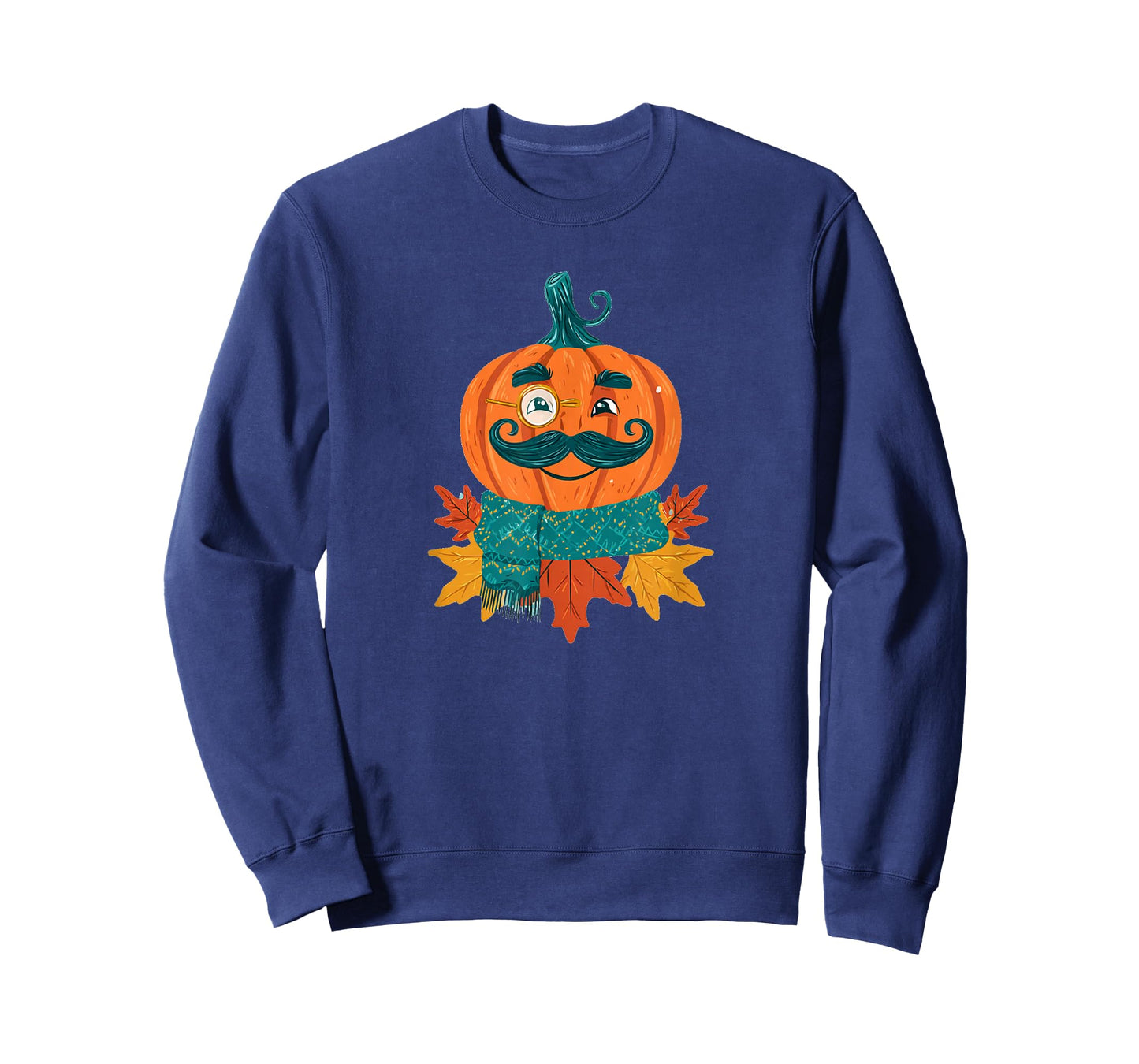 Funny Pumpkin Face for Autumn and Shawl Lovers T-Shirt