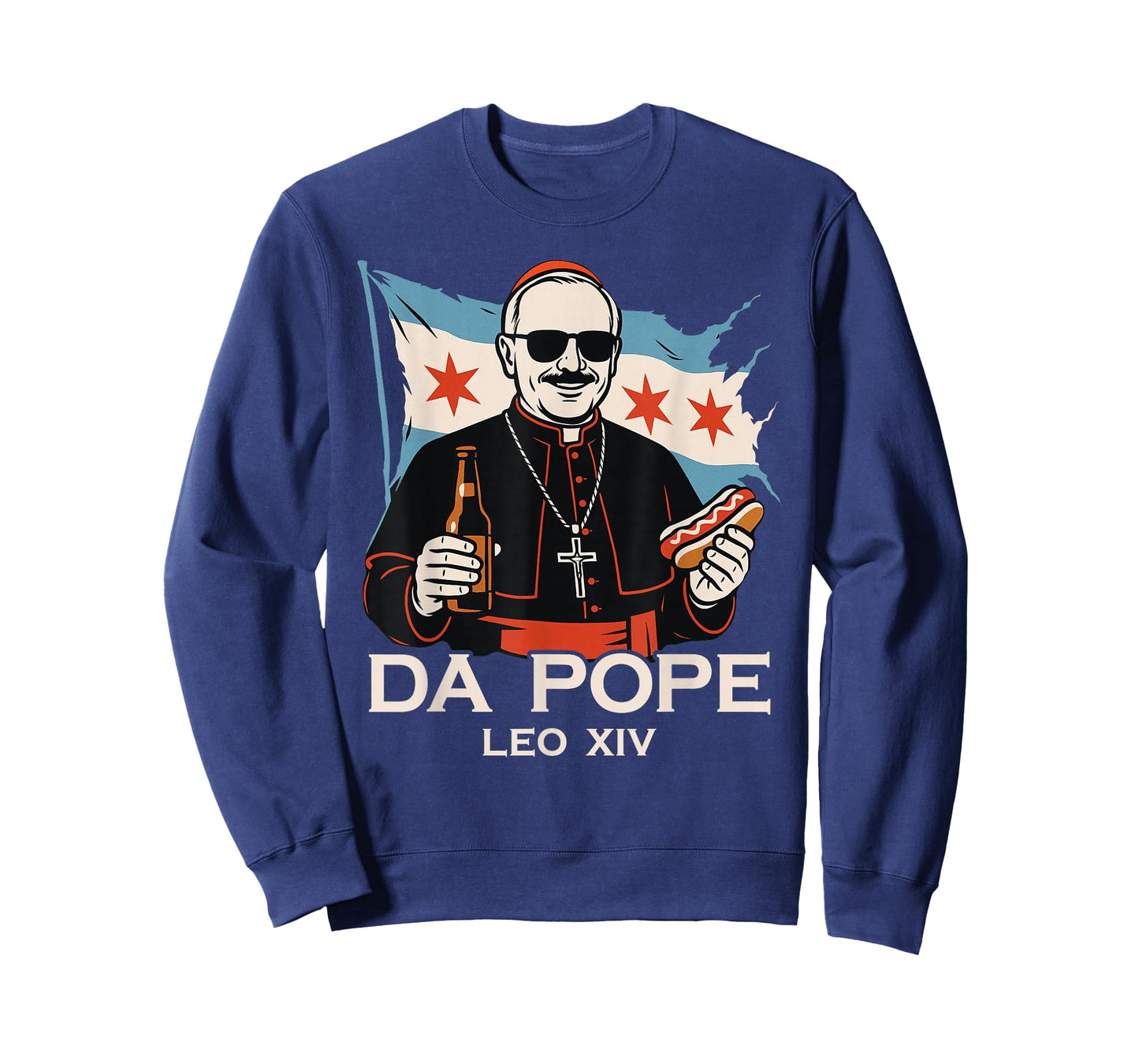 Da Pope Leo XIV Provost Funny Humor Da Pope from Chicago T-Shirt