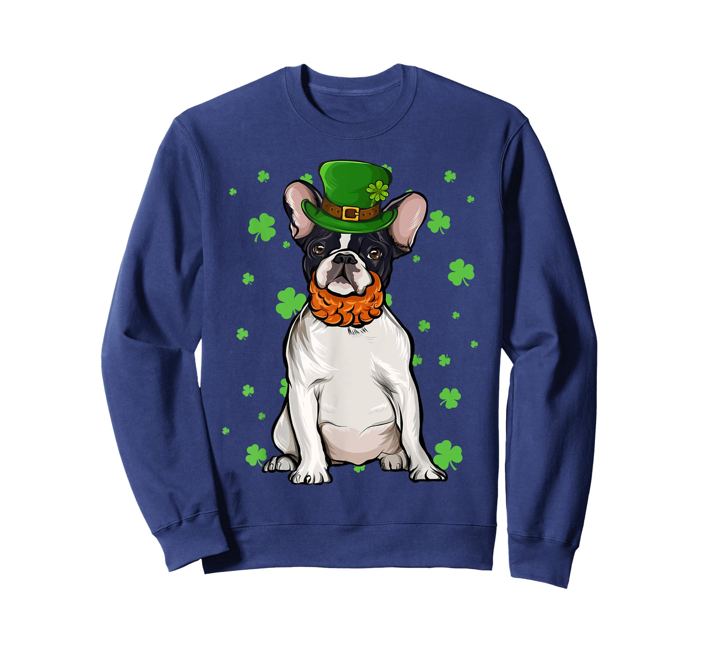 St Patricks Day French Bulldog Dog Shamrock Gift T-Shirt
