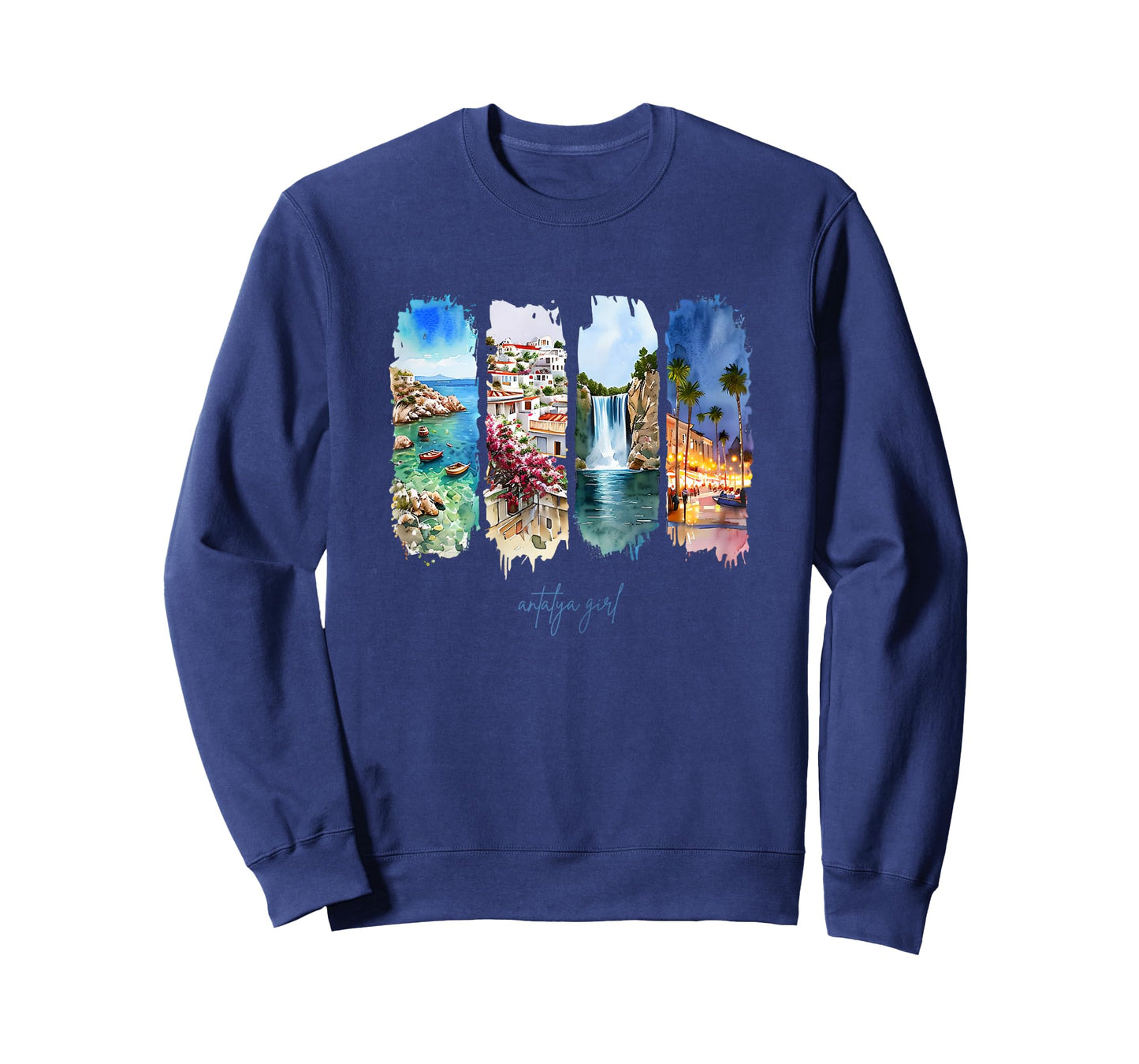 Old Town, Waterfalls & Harbour - Turkey Holiday Antalya T-Shirt
