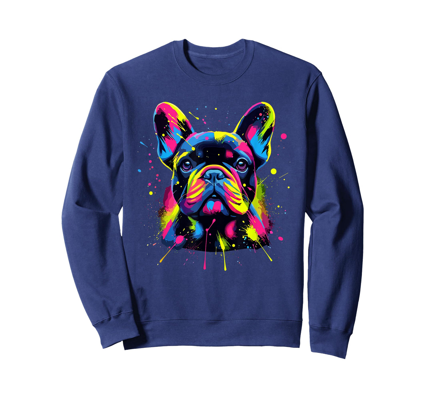 Splash Art French Bulldog Frenchie Bulldogs T-Shirt