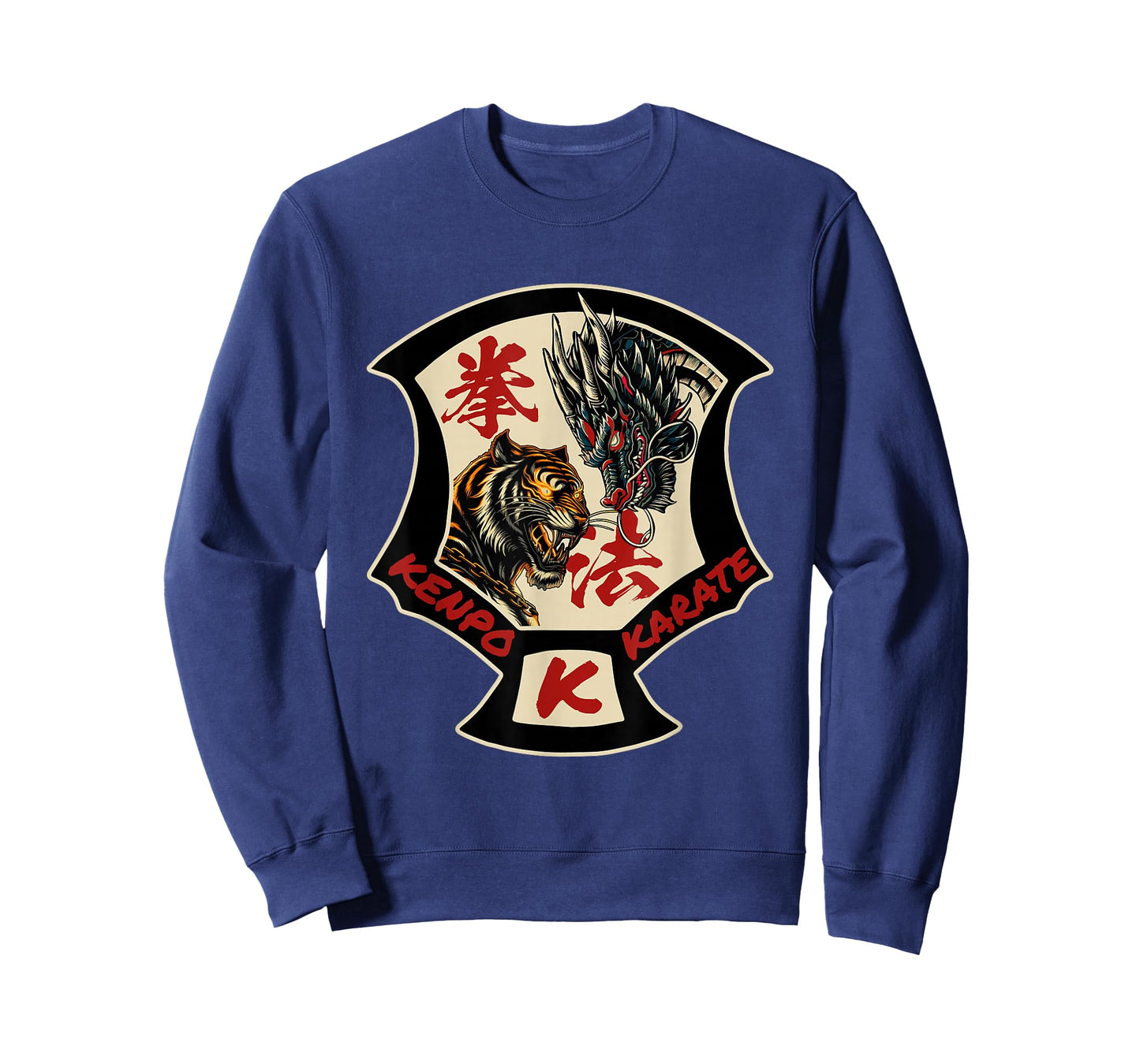 Kenpo Karate Martial Art Self Defence Tiger Dragon T-Shirt