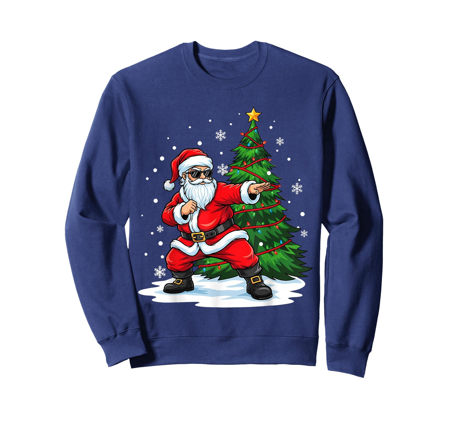 Merry Christmas Santa Playing Karate Sport Lovers T-Shirt