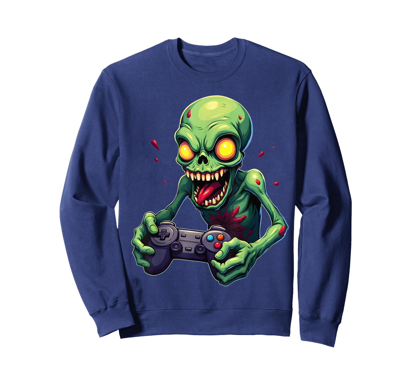 Game On Alien Gamer Creepy Playful Fun T-Shirt