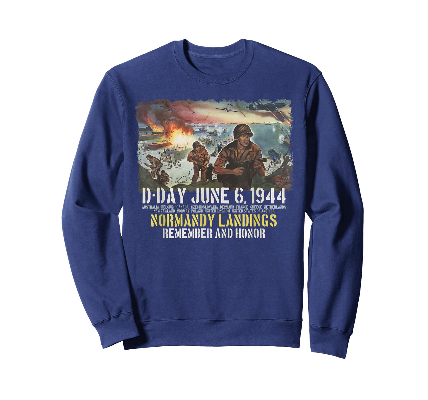 D-Day June 6, 1944 Normandy Landings Remember and Honor T-Shirt