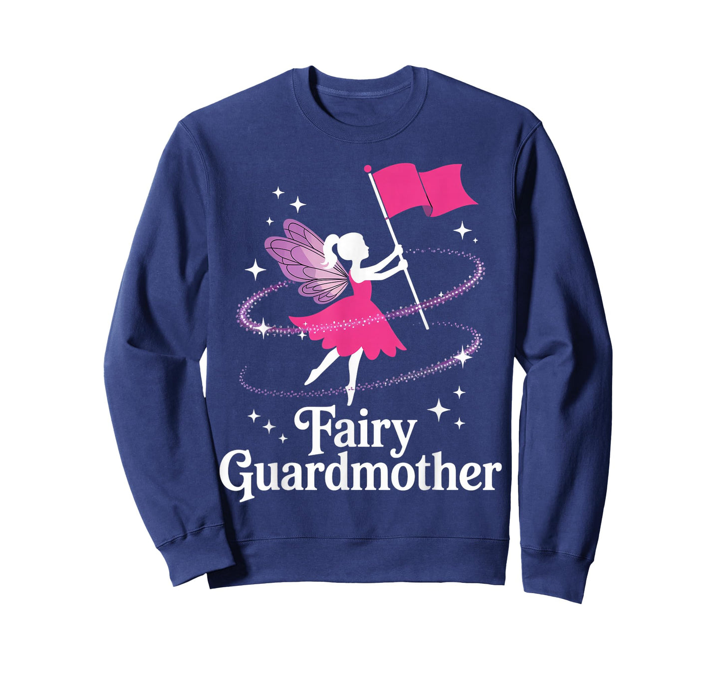 Fairy Guardmother Marching Band Flag Twirling Colorguard T-Shirt