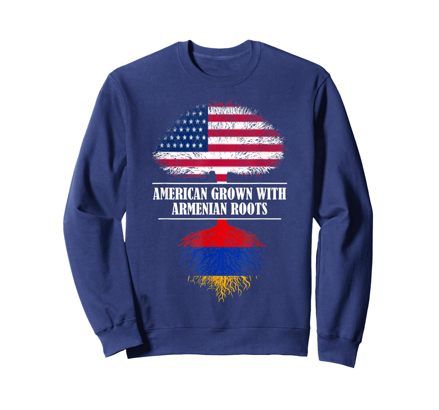 American grown with Armenian roots flag country gift T-Shirt