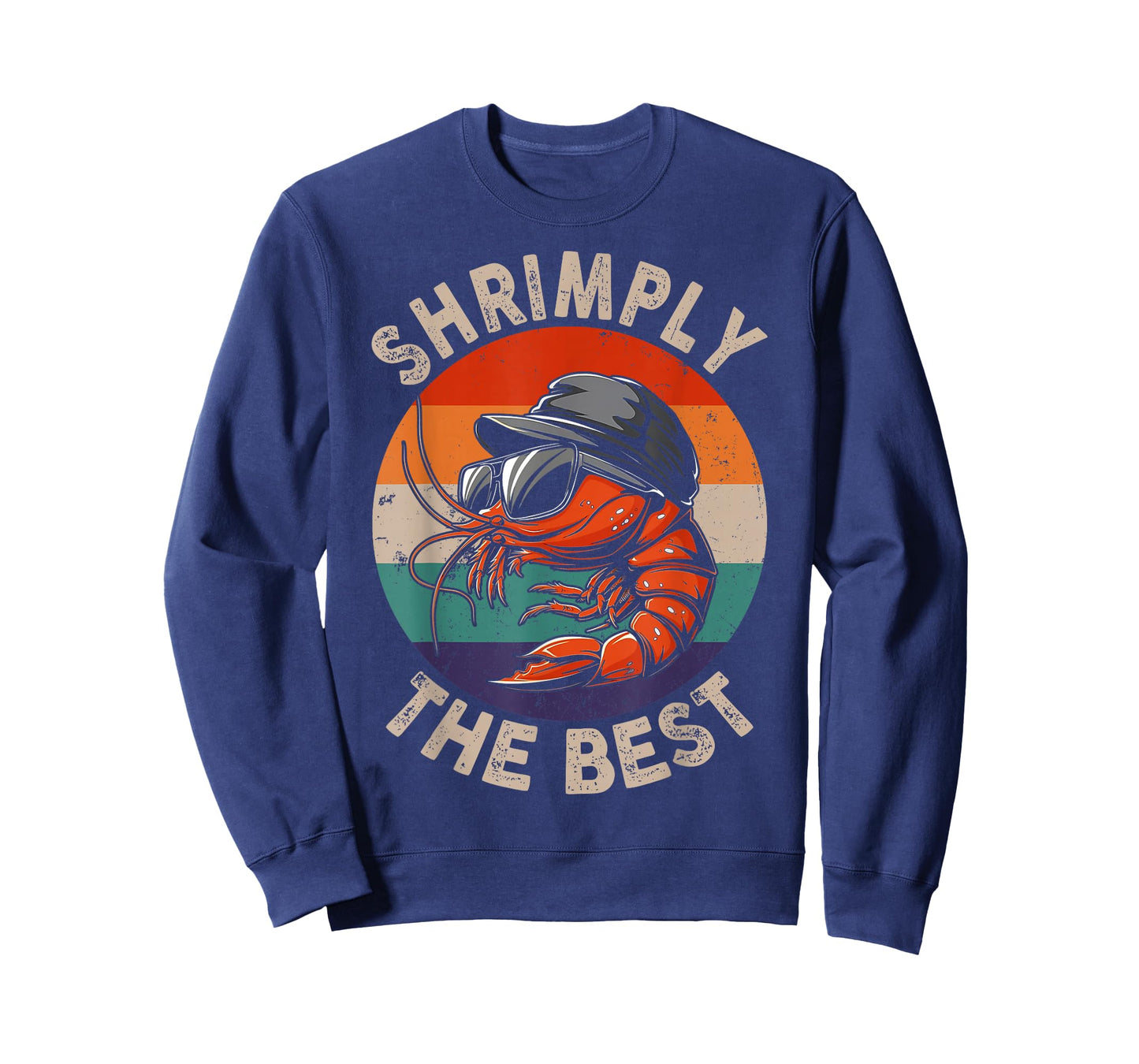 Shrimply The Best Funny Shrimp Catcher Shrimping Season T-Shirt