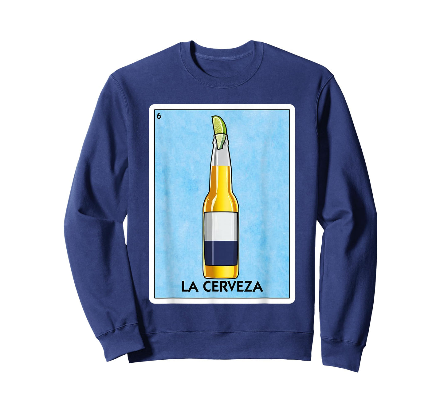 La Cerveza Mexican Beer With Lime Mexican Card Game T-Shirt
