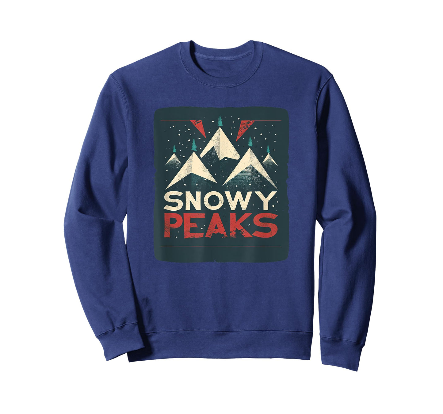 Bold Snowy Peaks Design for Winter and Mountains Lovers T-Shirt