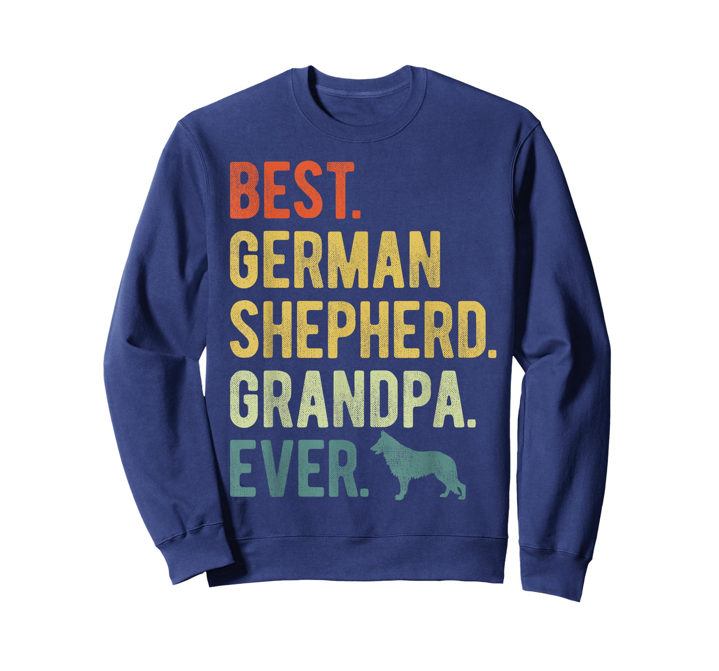 Best German Shepherd Grandpa Ever Dog Lovers Father's Day T-Shirt