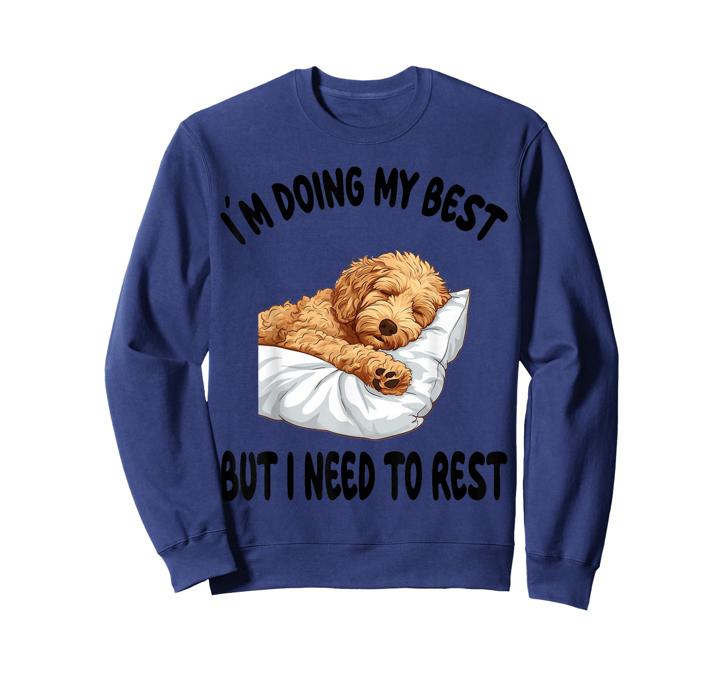 Goldendoodle Dog Pet Pajamas Nightgown Sleeping Napping T-Shirt