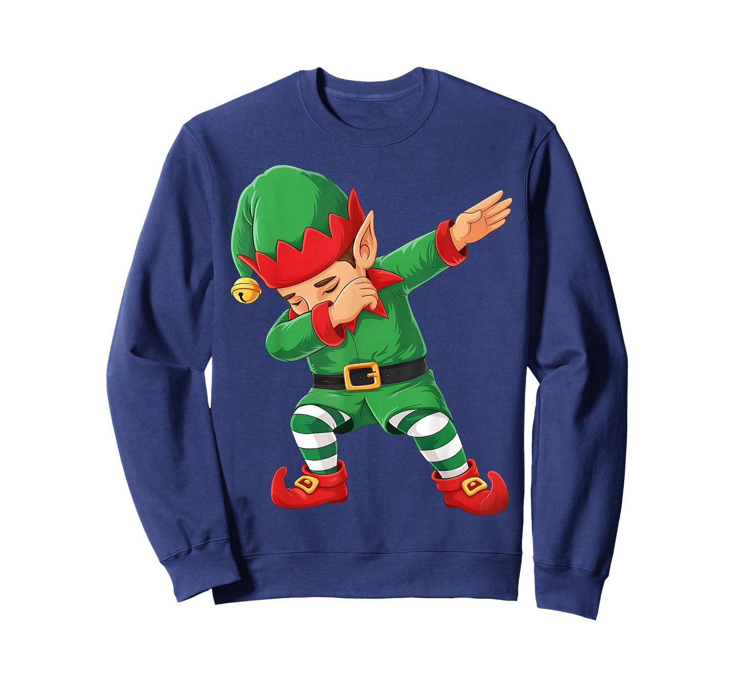 Dabbing Elf Squad Christmas Costume Girls Boys Men Xmas Dab T-Shirt