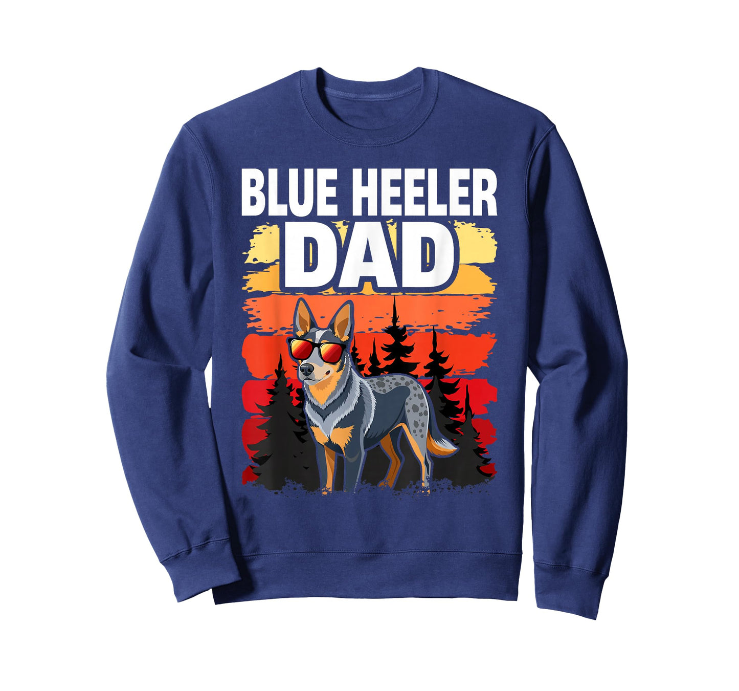 Funny Australian Cattle Dog Blue Heeler Dad T-Shirt