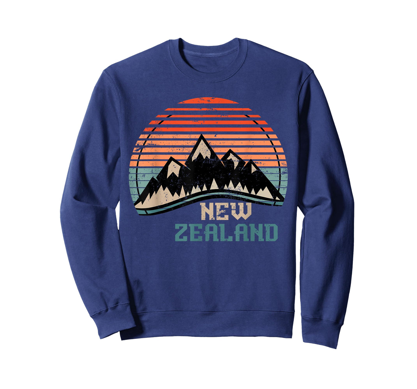 Retro Mountains New Zealand T-Shirt