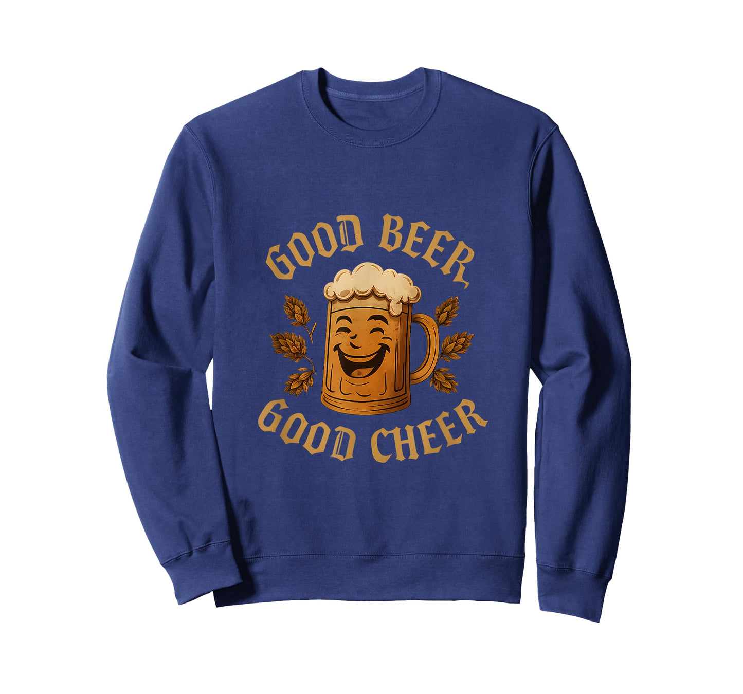 Good Beer Good Cheer Gothic Beer Mug Party Design T-Shirt