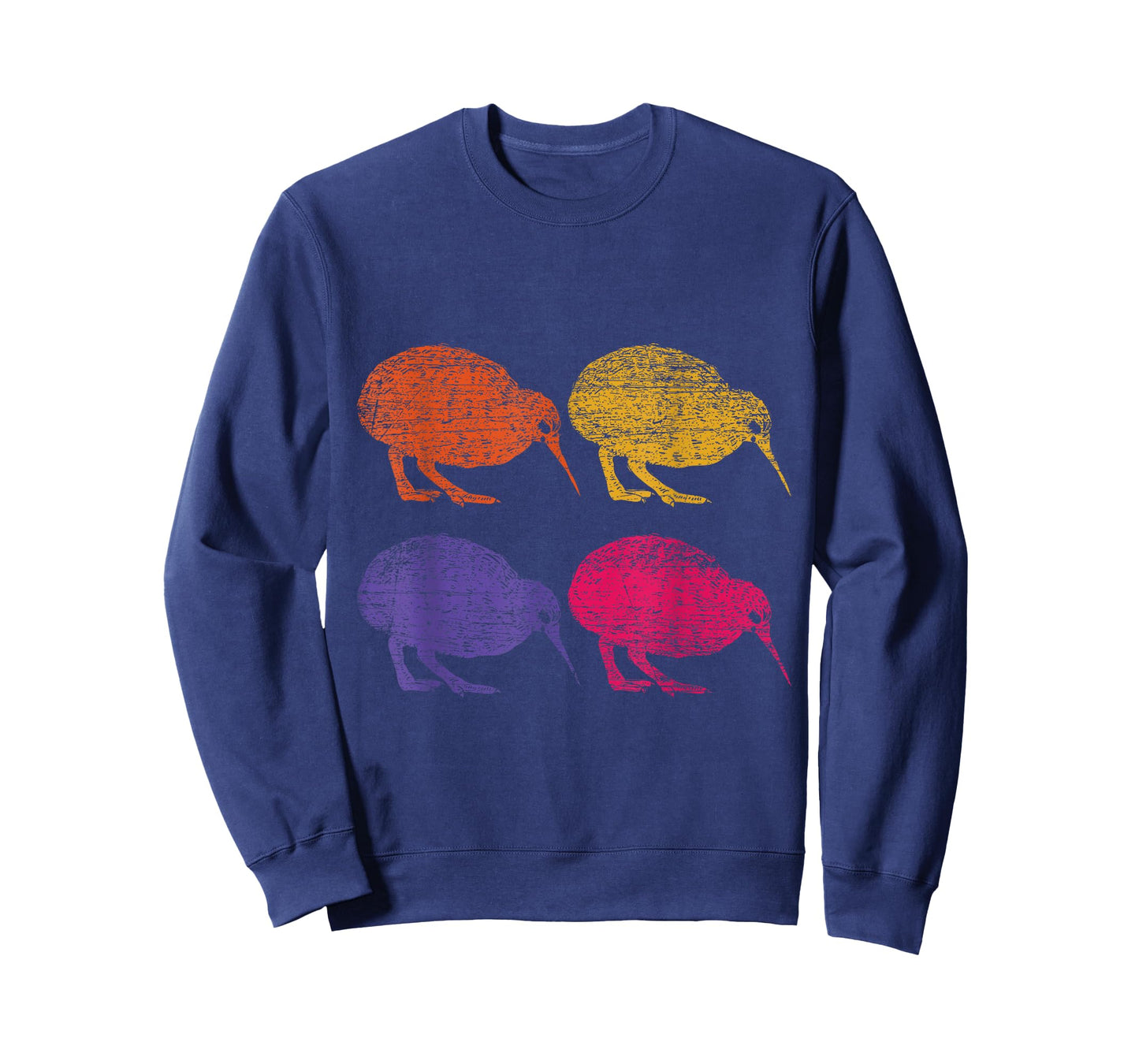 Cute Bird Retro Kiwi NZ New Zealand T-Shirt