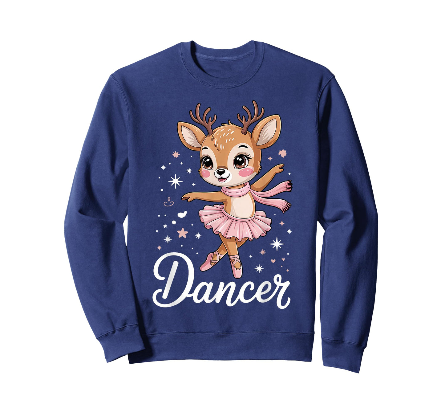 Cute Christmas Ballet Deer Dancer Reindeer Dancing Teacher T-Shirt